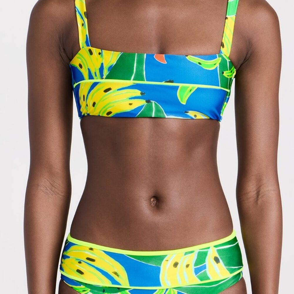 Farm Rio Banana Leaves Bikini Top + Bottom